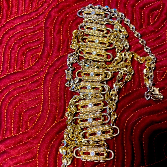 JBK Jewelry Jackie O Necklace Known As Coco Chanels Paperclip